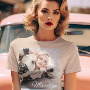 Vintage Marilyn Monroe Santa Monica Beach T Shirt, tshirt, Shirt, Unisex Shirt, Valentines Day Gift, Gift For Her, Valentines Shirt