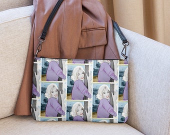 Marilyn Monroe Hollywood Hills Bolso bandolera retro, bolso estilo vintage, bolso retro, bolso de noche pochette, bolso de hombro, embrague clásico