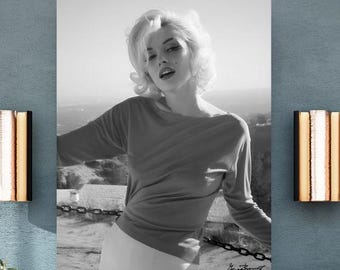 Marilyn Monroe Heminredning, Heminredningspresent, Väggdekoration för hemmet, Väggkonst för hemmet, Väggkonst, Väggtryck, Canvastavlor, Väggdekoration, Väggkonsttryck