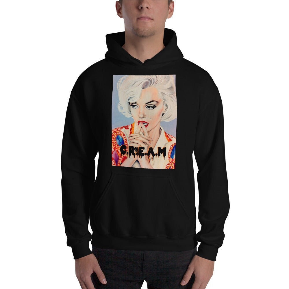 トップス 90s- marilyn monroe pullover sweat print Marilyn Monroe Black and White Sweat Shirt 17542D0-PC90 - Etsy