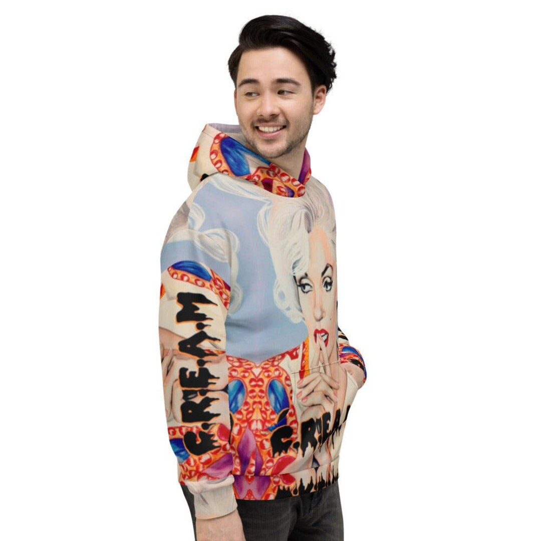 Marilyn Monroe Cream Pop Art Hoodie Hoodie Sweatshirt All Etsy