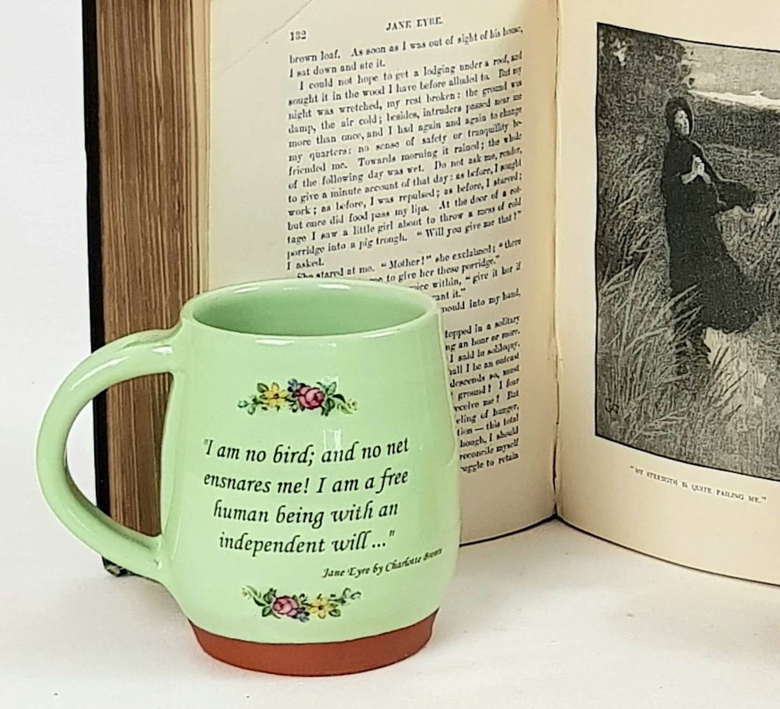 Jane Eyre gift Jane Eyre quote literary gifts teacher gift Etsy