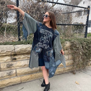 Rock Tshirt Dress Plus Size Etsy UK