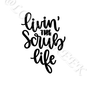 Nurse Vinyl Decals Live Love Nurse Nurse Decal Scrub Etsy