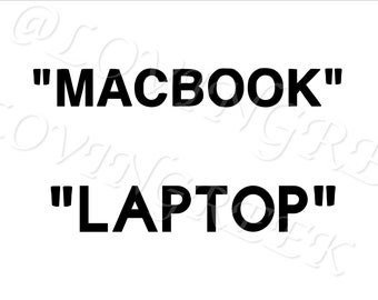 Laptop off white inspired sticker, &quot;Laptop&quot;, &quot;Macbook&quot;, Off White inspired sticker, Off white decal, Macbook Decal, Off-white Sticker