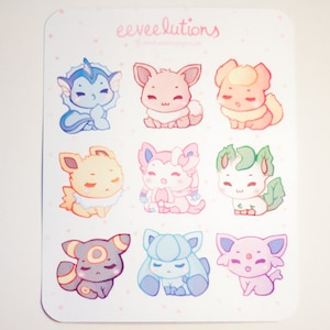 Eeveelution Stickers