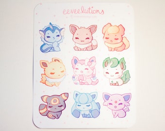 Eeveelution Stickers
