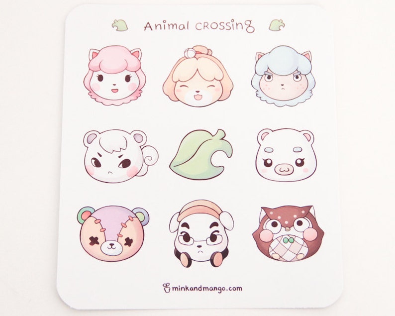 Animal Crossing Stickers - Etsy