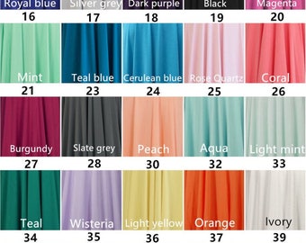 Bridesmaids dress infinity dress Color sample:Buy one, and then leave a message, you can get four swatch