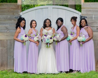 wisteria color bridesmaid dresses