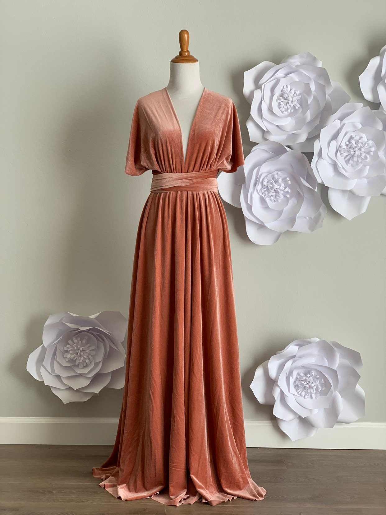 princess polly baby blue dress Dusty Rose Rust Bridesmaid Dress