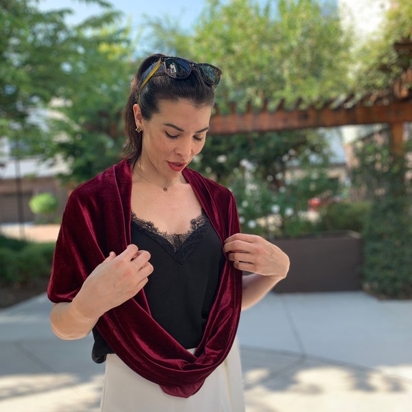 Velvet Shawl Etsy