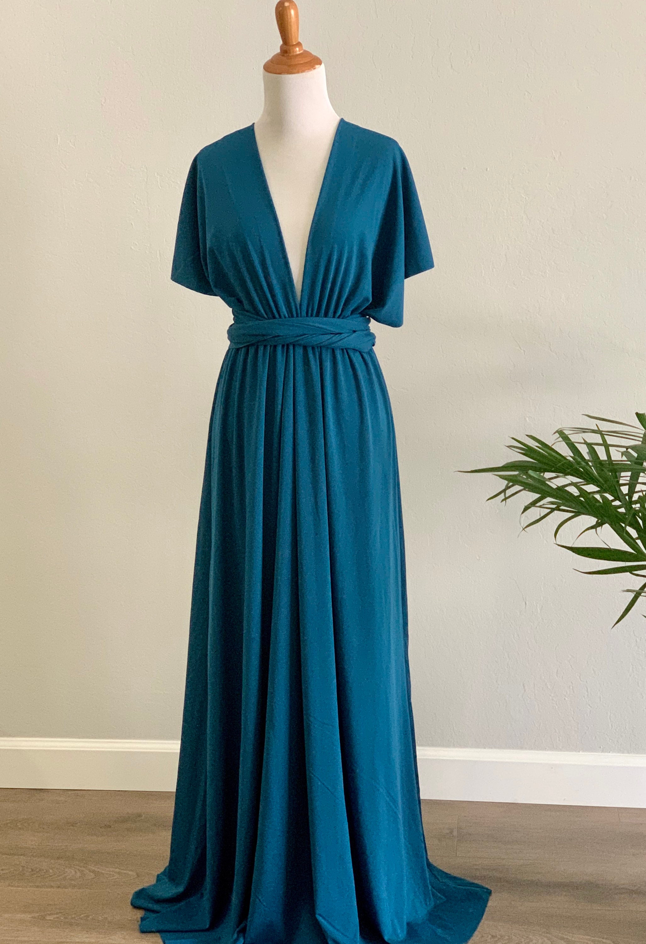 strapless dark blue dress Strapless Navy Blue Pleated Long Dress with Slit  Ohmollydress