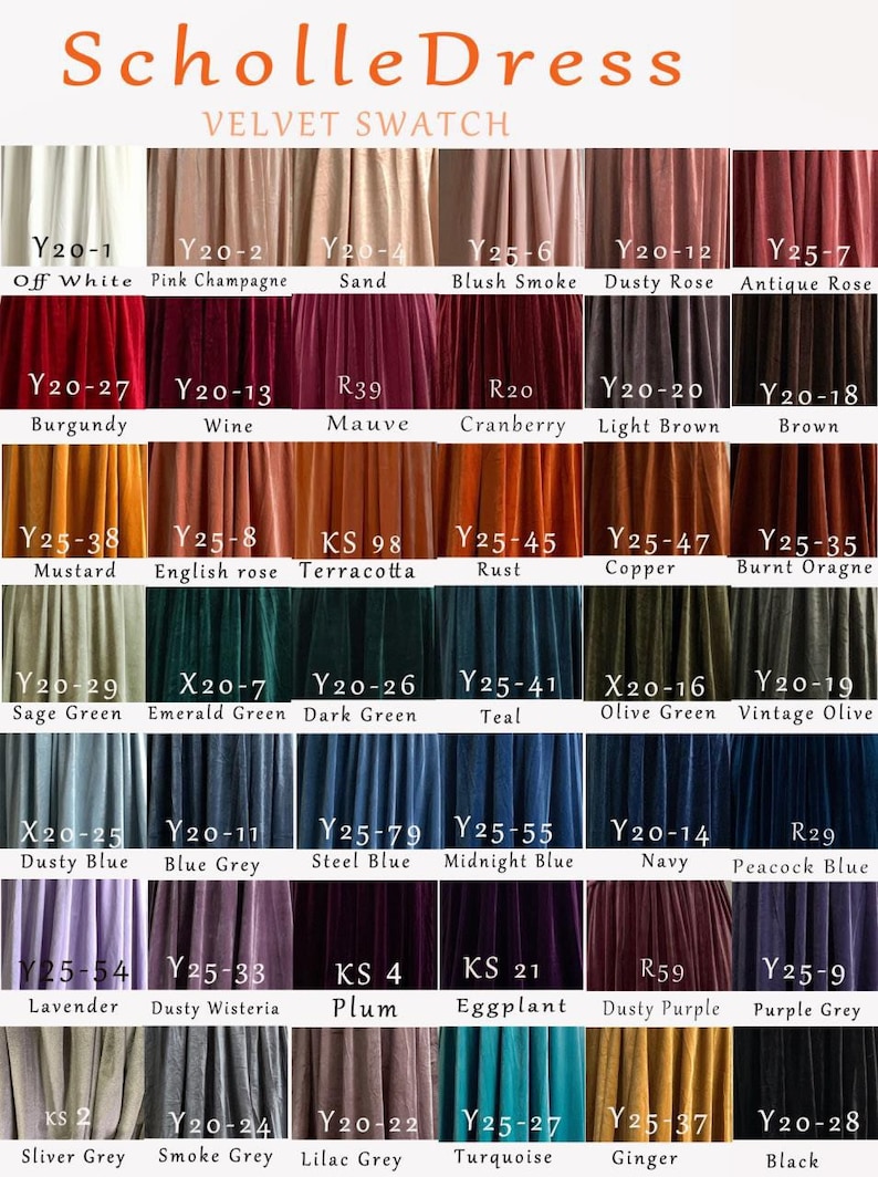 VELVET swatch FABRIC sample Free Shipping