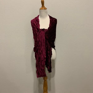 wrinkled Velvet Shawl, Bridesmaids gifts shawl weeding shawl flower girl velvet Sash belt mother of bride