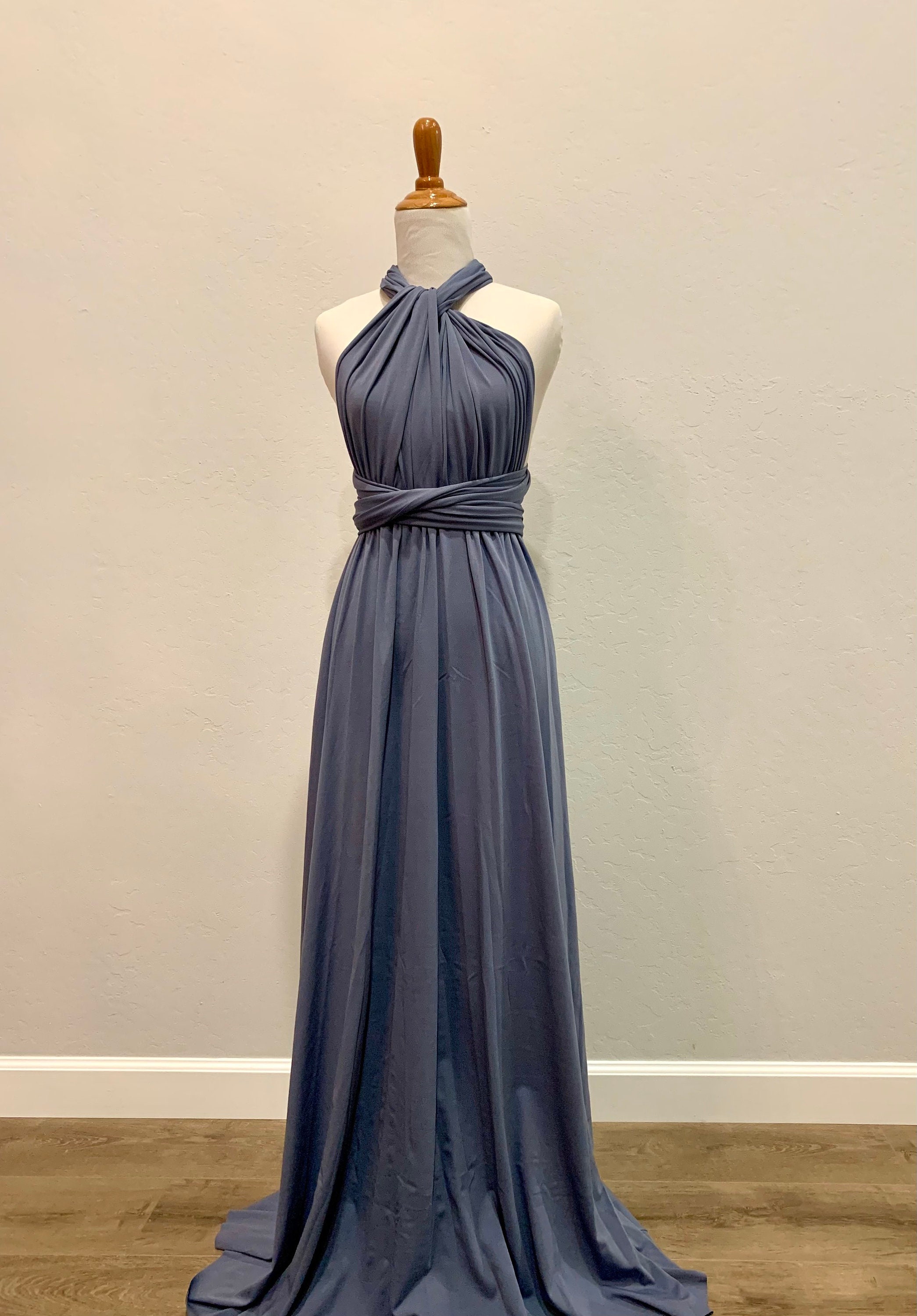 blue dress grey dress Gray blue tulle sequin long prom dress, gray blue tulle formal dress