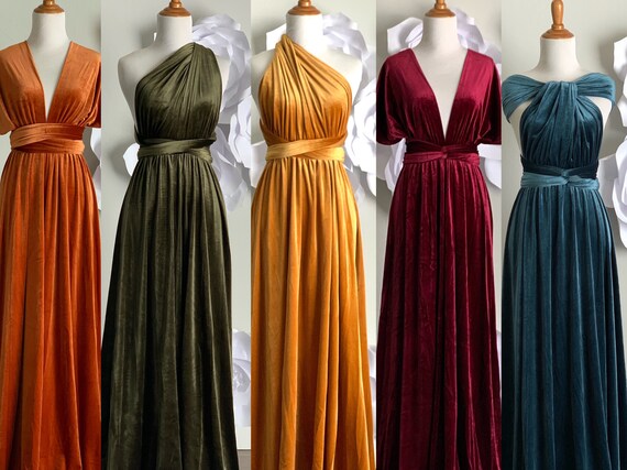 Velvet Dress velvet Bridesmaid Dress 