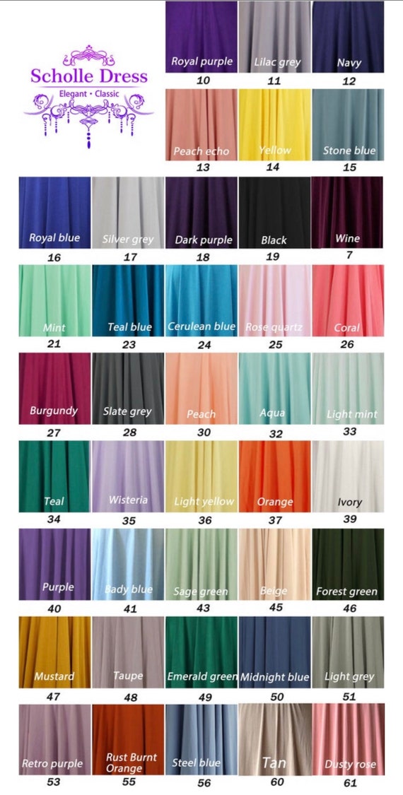 Bridesmaid Infinity Dress Free Fabric Swatches Sample Up To Etsy