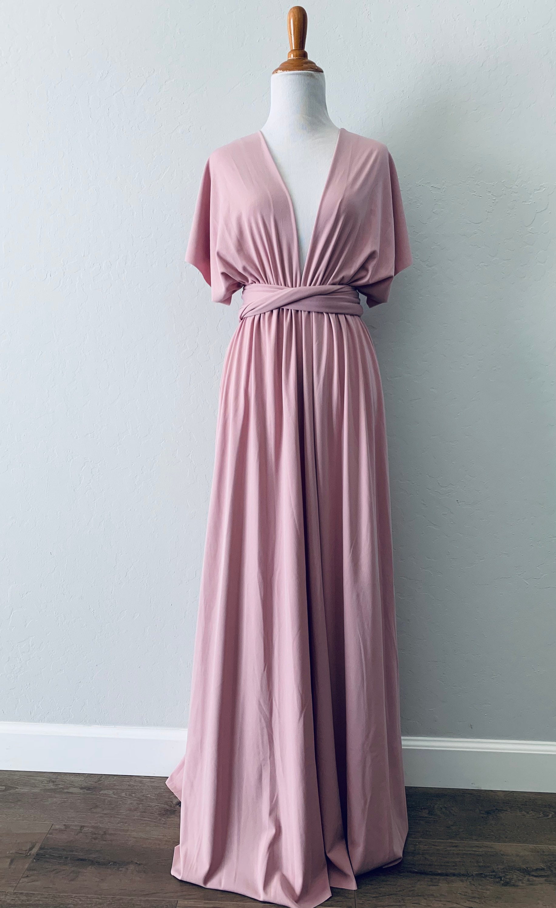 Nude pink infinity clearance dress