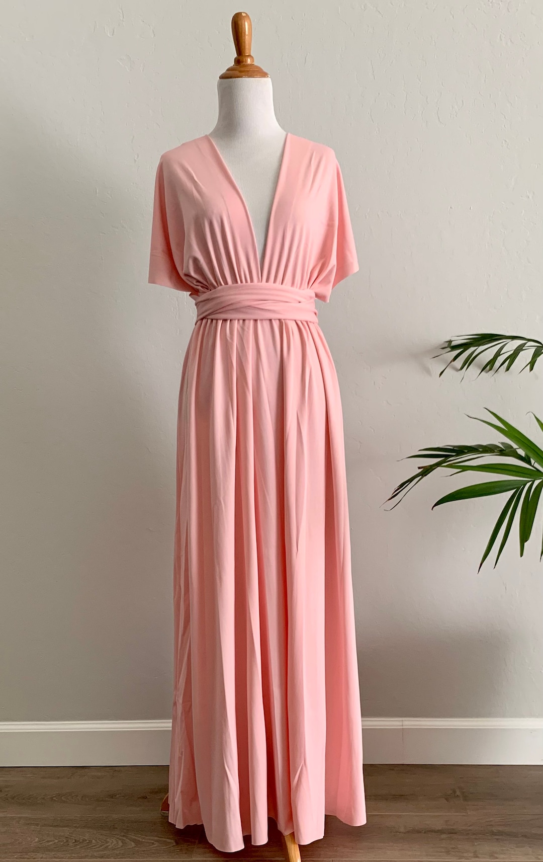 chiffon infinity dress Infinity Dress/Wrap Convertible Bridesmaid Dress/Custom Size/30+ Color Floor 41 inches / Plus(16-26)