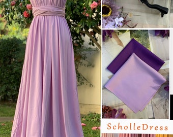 Lavender/Wisteria Bridesmaid Dress infinity Dress  Wrap dress Convertible Dress -S102#