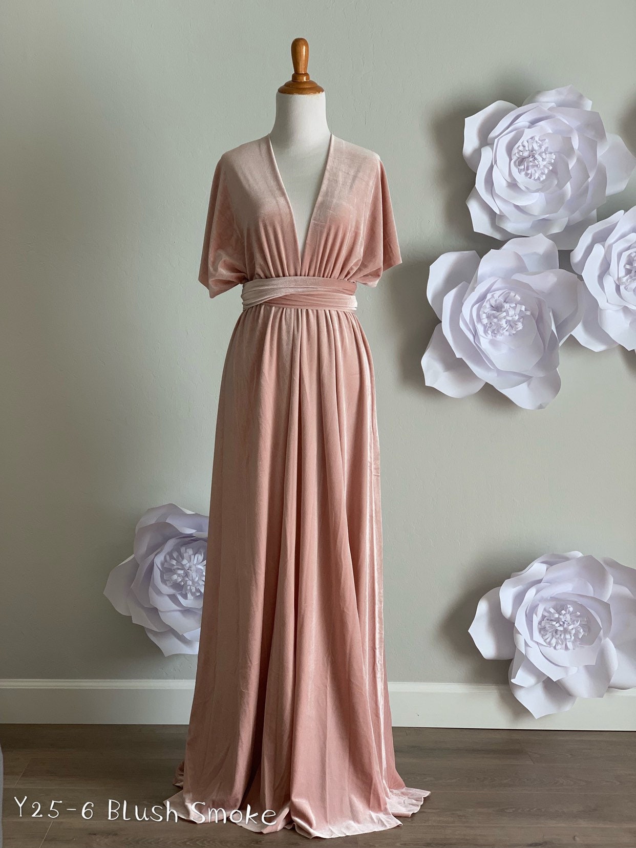 chinese dress ladies Infinity Dress/Wrap Convertible Bridesmaid Dress/Custom Size/30+ Color Extra 50 Inches / Regulr(0-14)