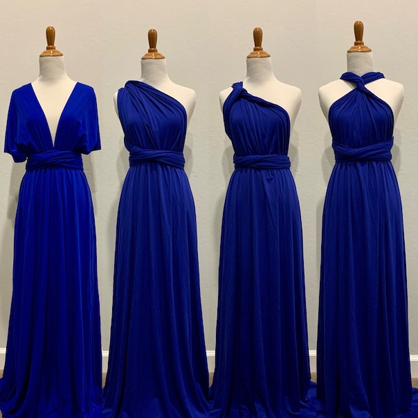 Royal Blue Bridesmaid Dress Etsy