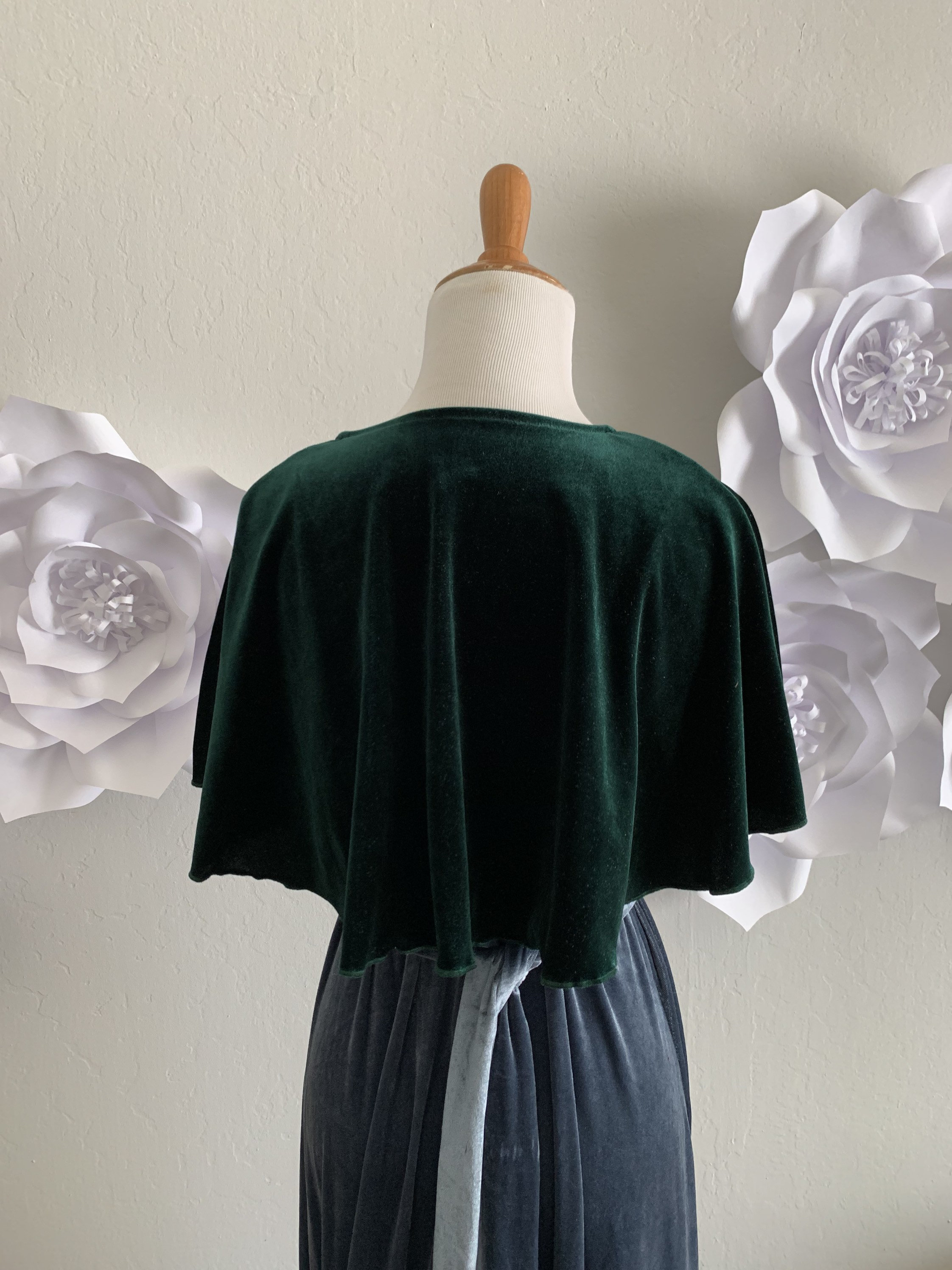 shawl for velvet dress