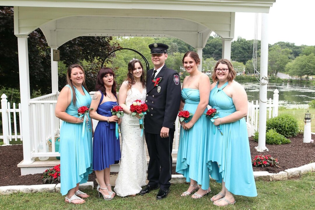 Bridesmaid Dress high Low Dress Infinity Dress Wrap Convertible