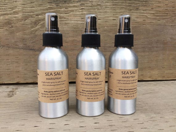 Sea Salt Hair Spray Natural Hair Spray Sea Salt Spray Etsy