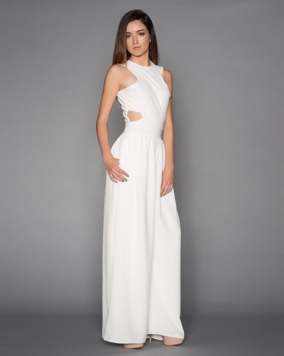 jumpsuit white formal