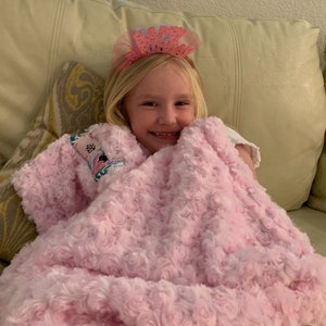 The Size-Up - Cotton & Minky Customized Throw Blanket // Toddler Gift / Customizable / Personalized / Big Kid Blanket / Keepsake
