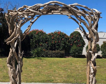 Driftwood Wedding Arch Premium Four Post 6ft Wide x 7ft Tall Opening