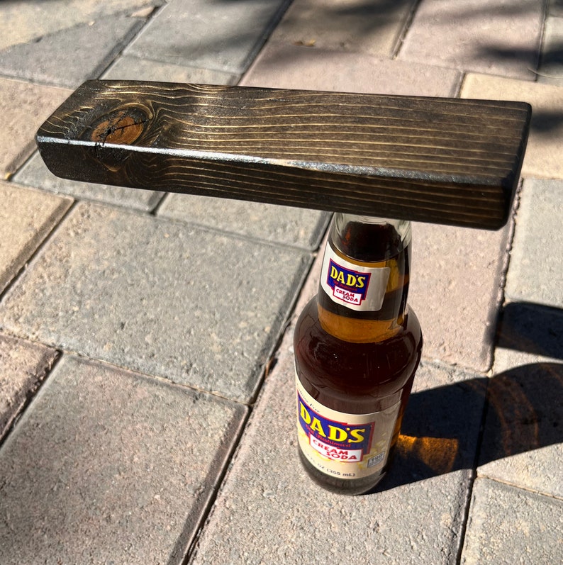 Wooden Bottle Opener Kona Stain Etsy