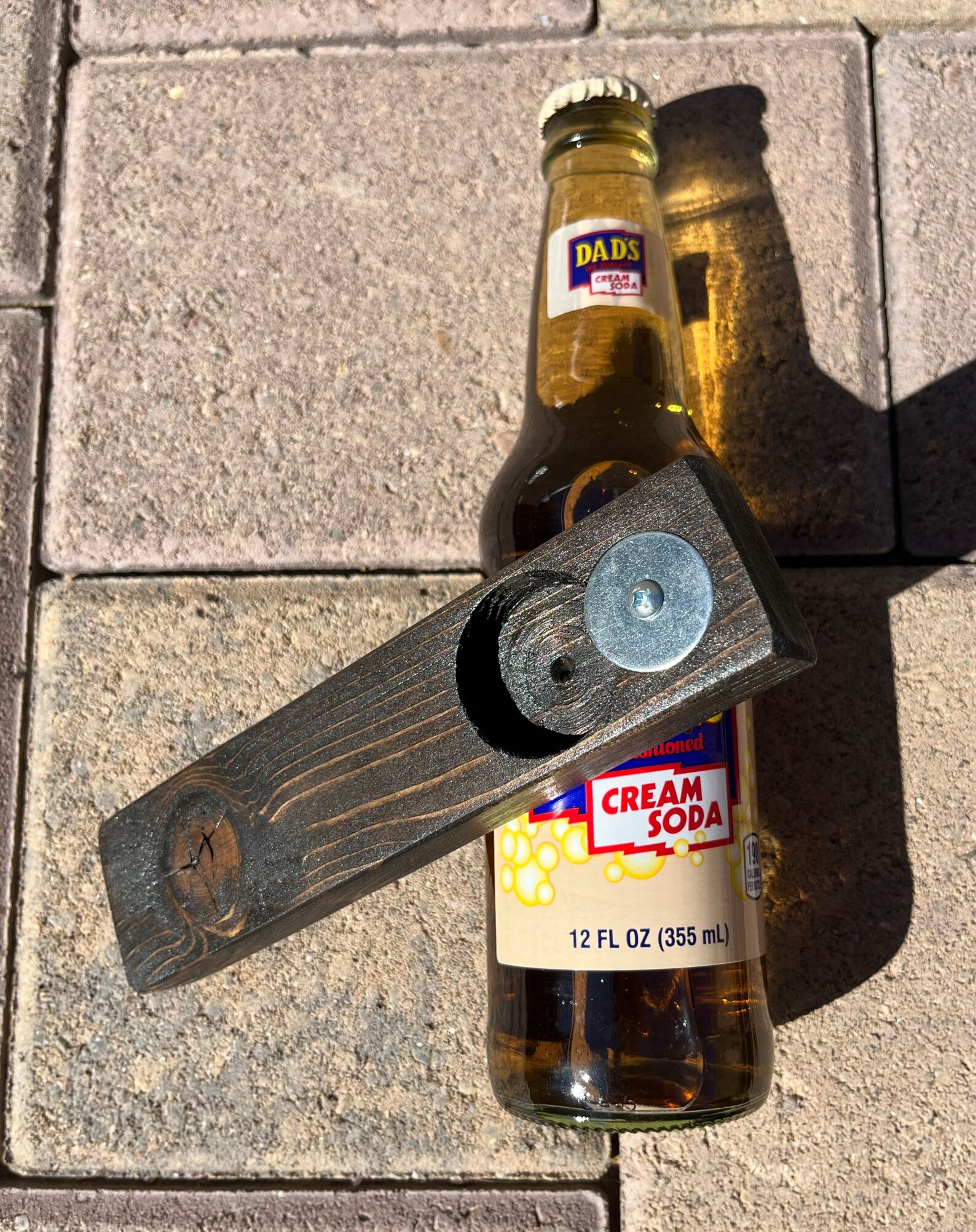 Wooden Bottle Opener Kona Stain Etsy