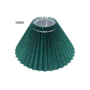 Pleated Lampshade, Retro Lampshade for Table Lamp Standing Lamp Wall Lights and Chandelier, Creative Pleats Lampshade for Desk Lamps. image 6