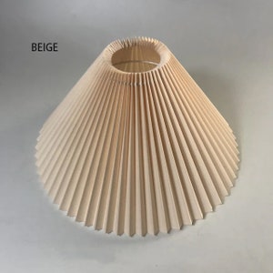 Pleated Lampshade, Retro Lampshade for Table Lamp Standing Lamp Wall Lights and Chandelier, Creative Pleats Lampshade for Desk Lamps. zdjęcie 10