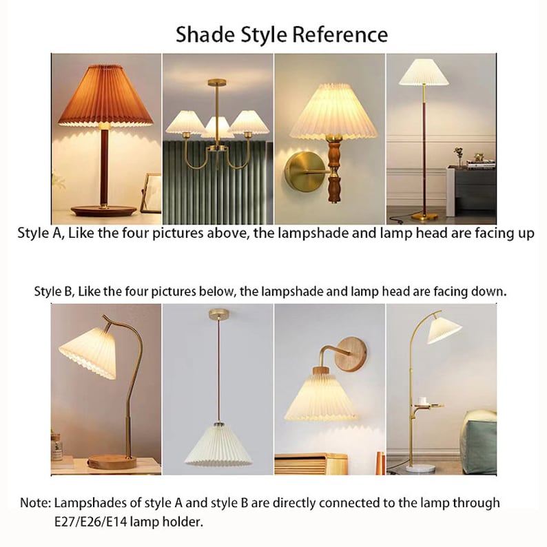 Wavy Linen Lampshade: Pleated Pendant or Table Lamp Shade - Etsy
