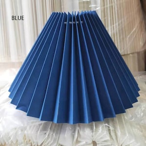 Pleated Lampshade, Retro Lampshade for Table Lamp Standing Lamp Wall Lights and Chandelier, Creative Pleats Lampshade for Desk Lamps. zdjęcie 7