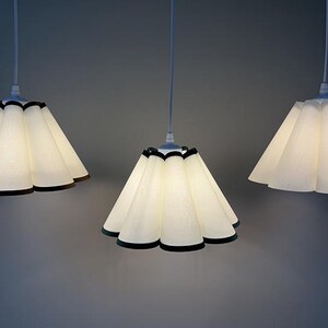 Custom Cream Lampshade: Retro Elegant Style, Customizable Trim
