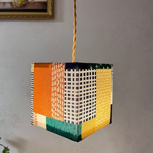 Contemporary Lamp Shades, Handmade Square Lampshade, Modern Lampshades.