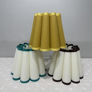 Scalloped Sconce Lamp Shade: Retro Elegant Wall Lighting, 6.5x6 in