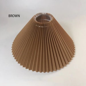 Pleated Lampshade, Retro Lampshade for Table Lamp Standing Lamp Wall Lights and Chandelier, Creative Pleats Lampshade for Desk Lamps. image 9