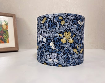 Floral Lampshade William Morris Style, Drum Lamp Shades for Bedside Lamp Standing Lamp Wall Lamp and Chandelier.