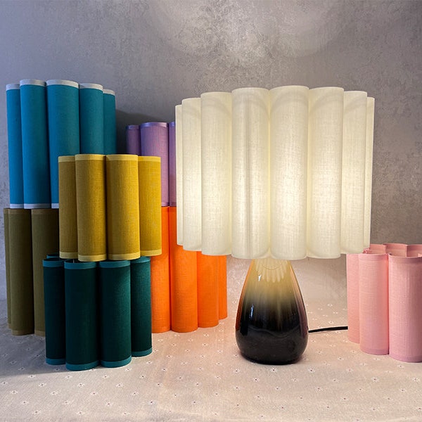 Lampshade for Table Lamp, Lamp Shade for Pendant Light Wall Lamp, Shades for Floor Lamp, Custom Pleated Lampshades, Available in 14 Colors.