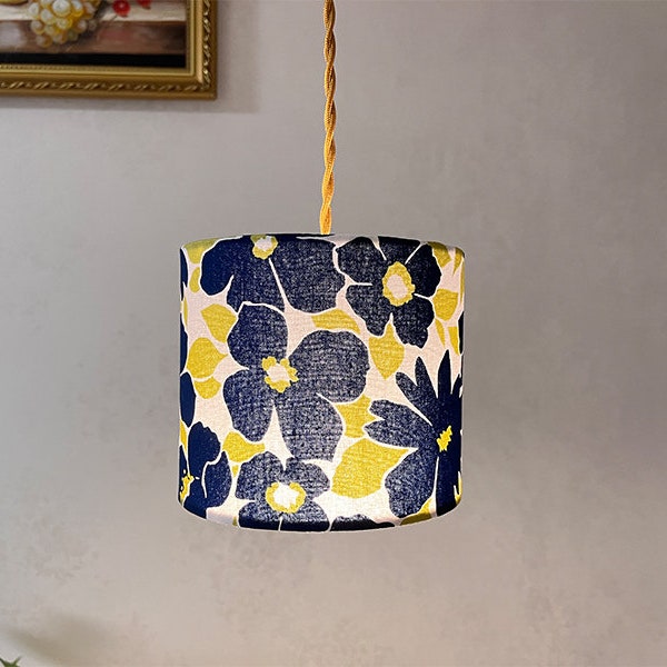 Danish Print Lampshade, Nordic Lamp Shades, Mordern Lampshades for Table Lights Wall Lights or Pendant Lights.