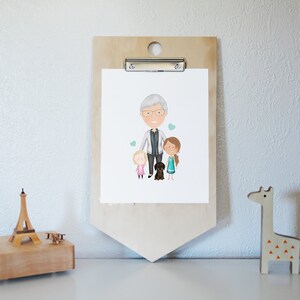 Grand-mère Fête des mères, Portrait, Cadeau pour grand-mère, Cadeau de fête des mères pour grand-mère, Cadeau Nana, Cadeau de petits-enfants, Gratitude de grand-mère, meilleur grand-père