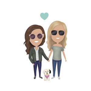 Cadeau de Saint-Valentin lesbienne, cadeau de Saint-Valentin imprimable, cadeau de la Saint-Valentin pour épouse, cadeau de la Saint-Valentin pour elle, deux femmes valentin