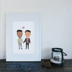 Regalo di anniversario gay, 1 ° anniversario, regalo di anniversario per lui, regalo di primo anniversario, primo anniversario di matrimonio gay, regalo di nozze gay