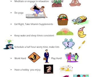 Affiche de stress... 10 astuces pour réduire le Stress